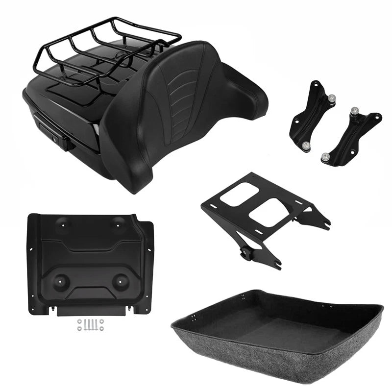 Chopped Trunk Backrest Pad for Harley Touring (2014–2026)