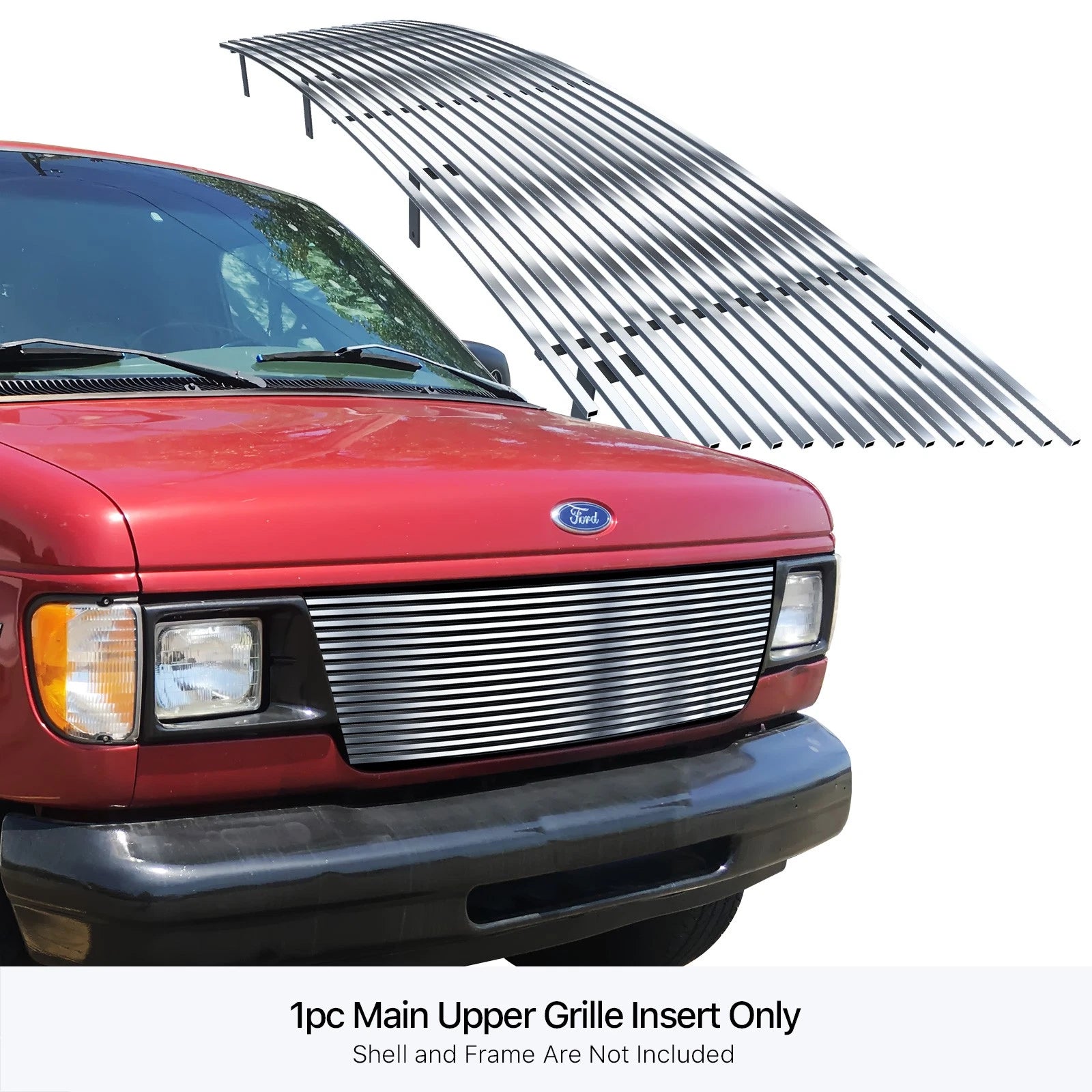 Chrome Billet Grille Insert for Ford Econoline Van (1992-2006)