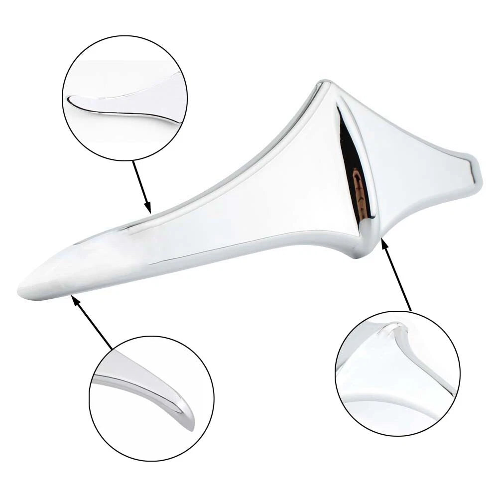 Chrome Rear Fender Leading Edge Tip Trim for Harley Touring FLHX FLTR (2009–2023)