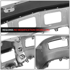 Front Bumper Face Bar for Chevy Silverado 1500 (2014–2015) w/Fog Lamp Cutouts Chrome
