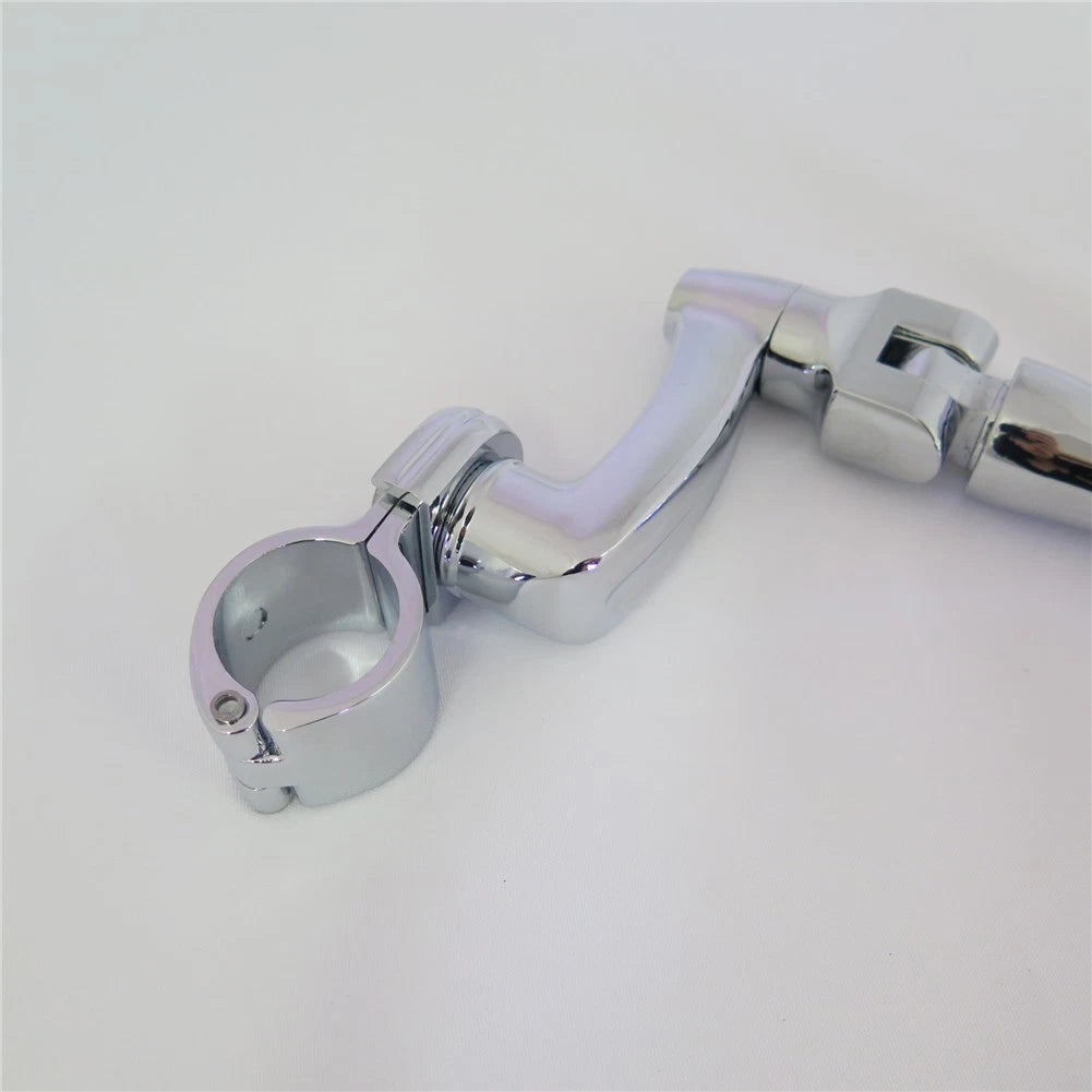 1 Inch Chrome Peg Mounting Kit for Honda GoldWing VTX1300 Shadow Valkyrie (2001–2010)