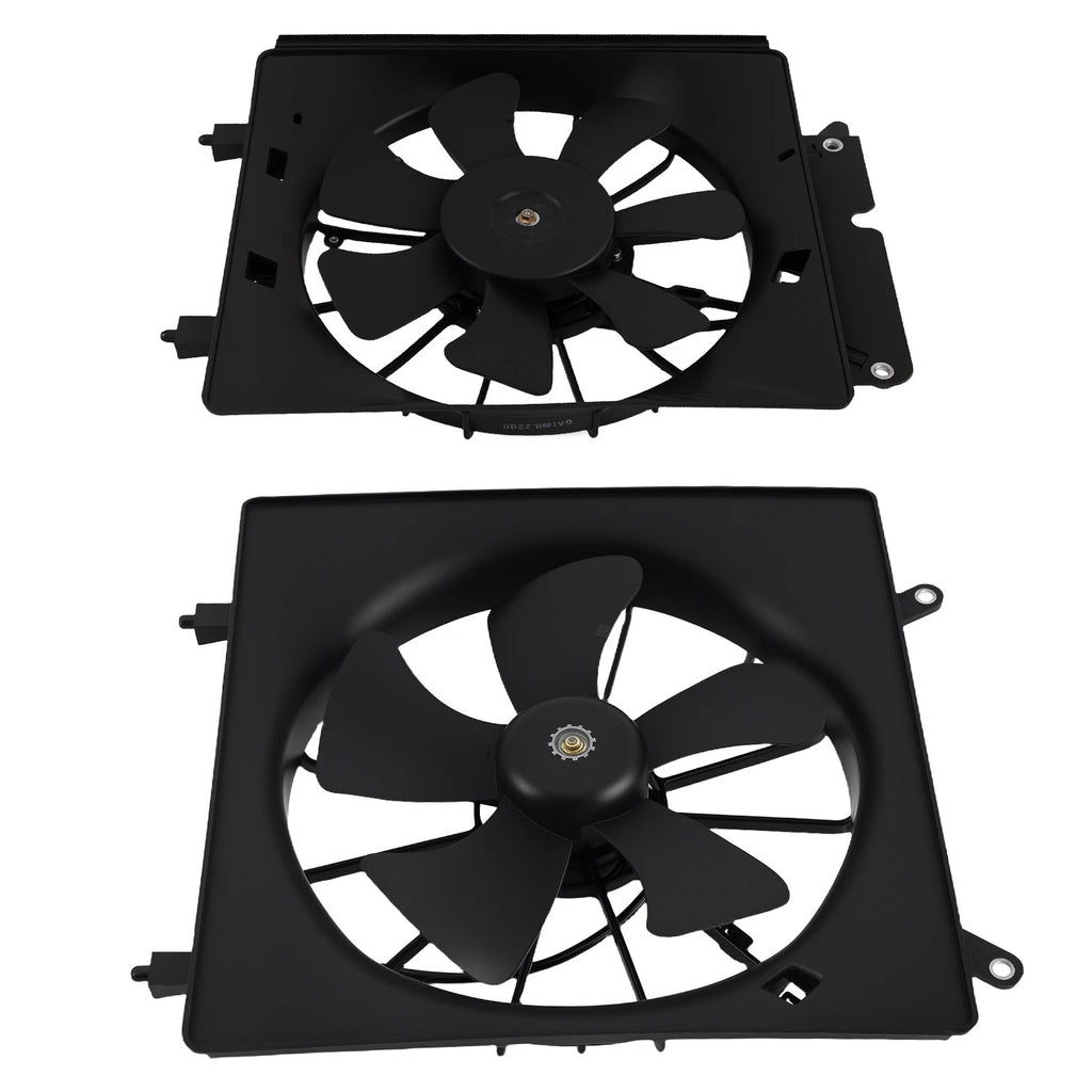 2 Pc Cooling Fan Assembly for Honda CR-V/Element (2002–2006) 674-59746 19015PZDA01