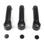 6 Pcs Exterior Door Handle Tailgate Cover Trim for Jeep Wrangler JK (2007–2017)