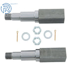 3500 lbs Axle Trailer Spindle 8.25" x 1.5" Square with Fastening Accessories