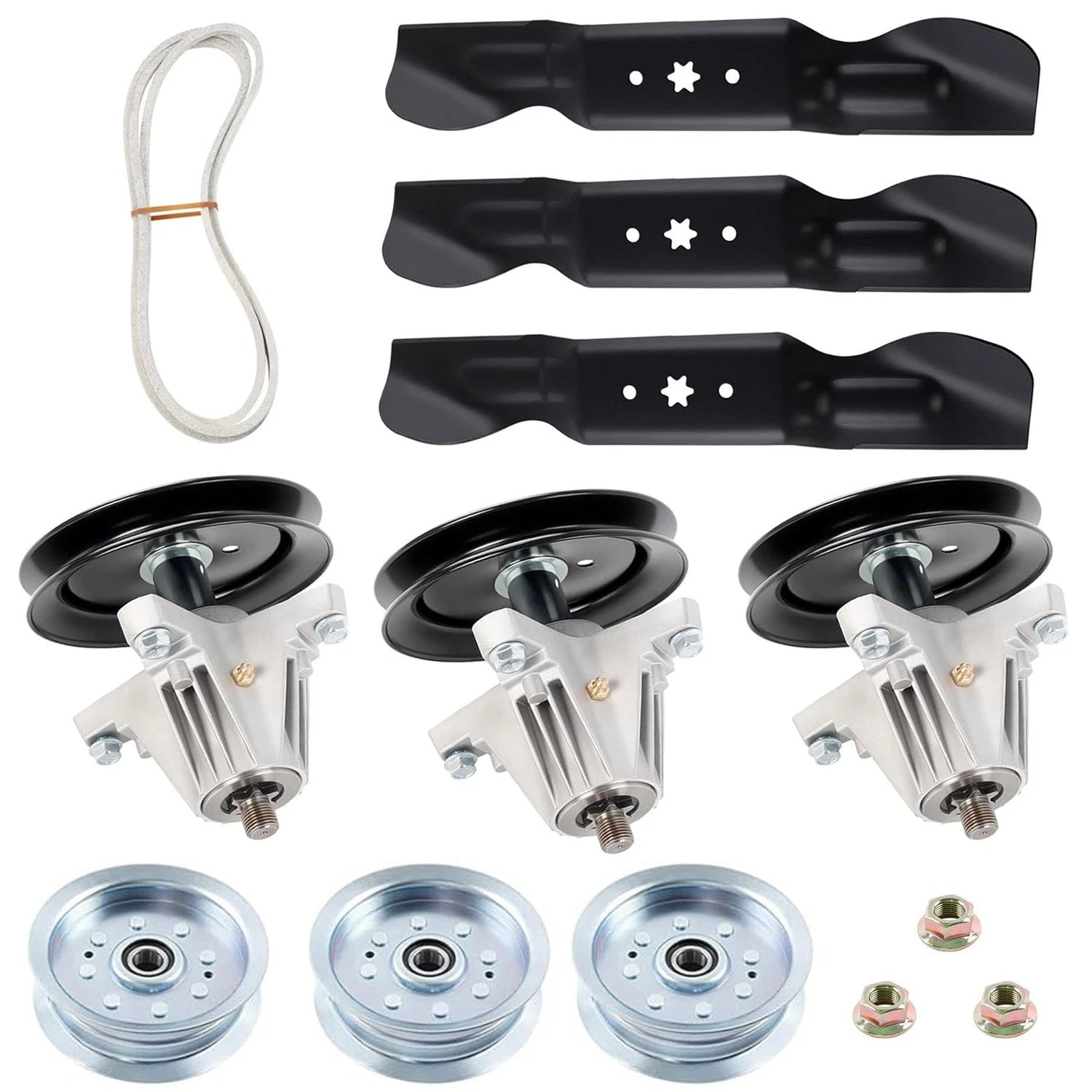 Blade Spindle Belt Idler Kit for Cub Cadet Ultima ZT2 ZTS2 ZT3 (60 Inch Deck)