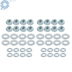 U-Bolt Kit for Trailer 2-3/8" Round Axle (3500lb Capacity)
