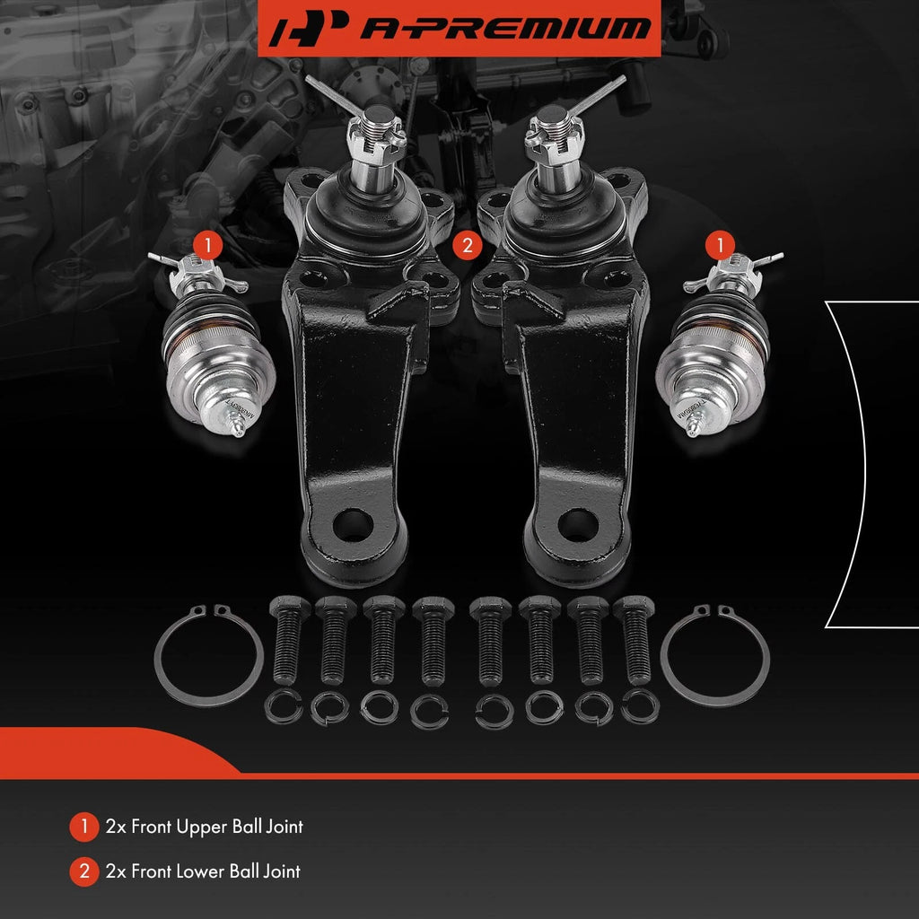 Front Upper & Lower Ball Joint Kit for Toyota 4Runner & Sequoia (1996–2002)