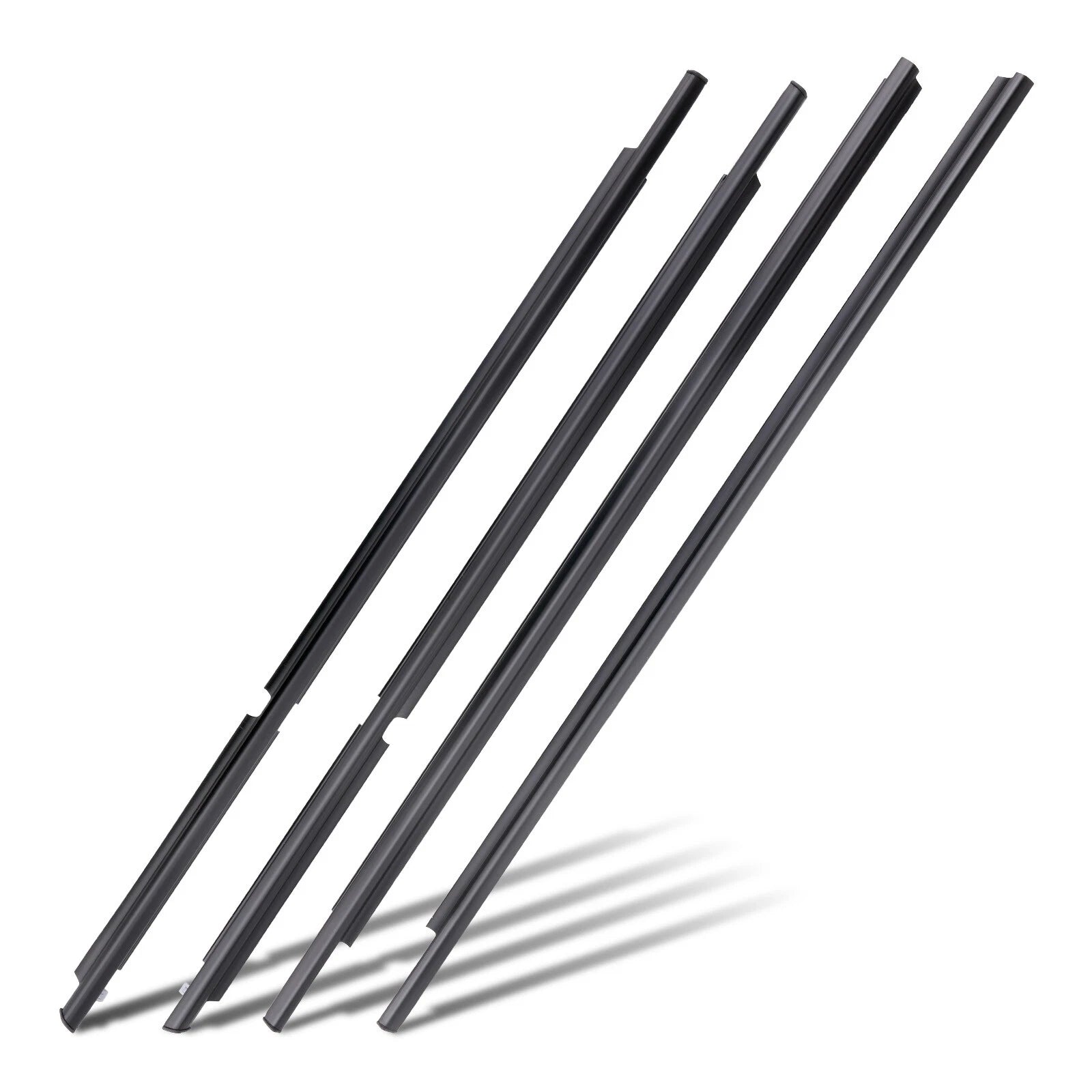 Set of 4 Window Weatherstrip Molding Trim Seals for Toyota 4Runner (2003–2009)