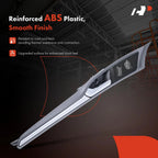 2X Front Silver Gray Interior Door Handle for Ford Fusion (2013-2016)