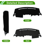 Dashboard Cover for Kia Sportage R (2011–2016) - Polyester Black Gray