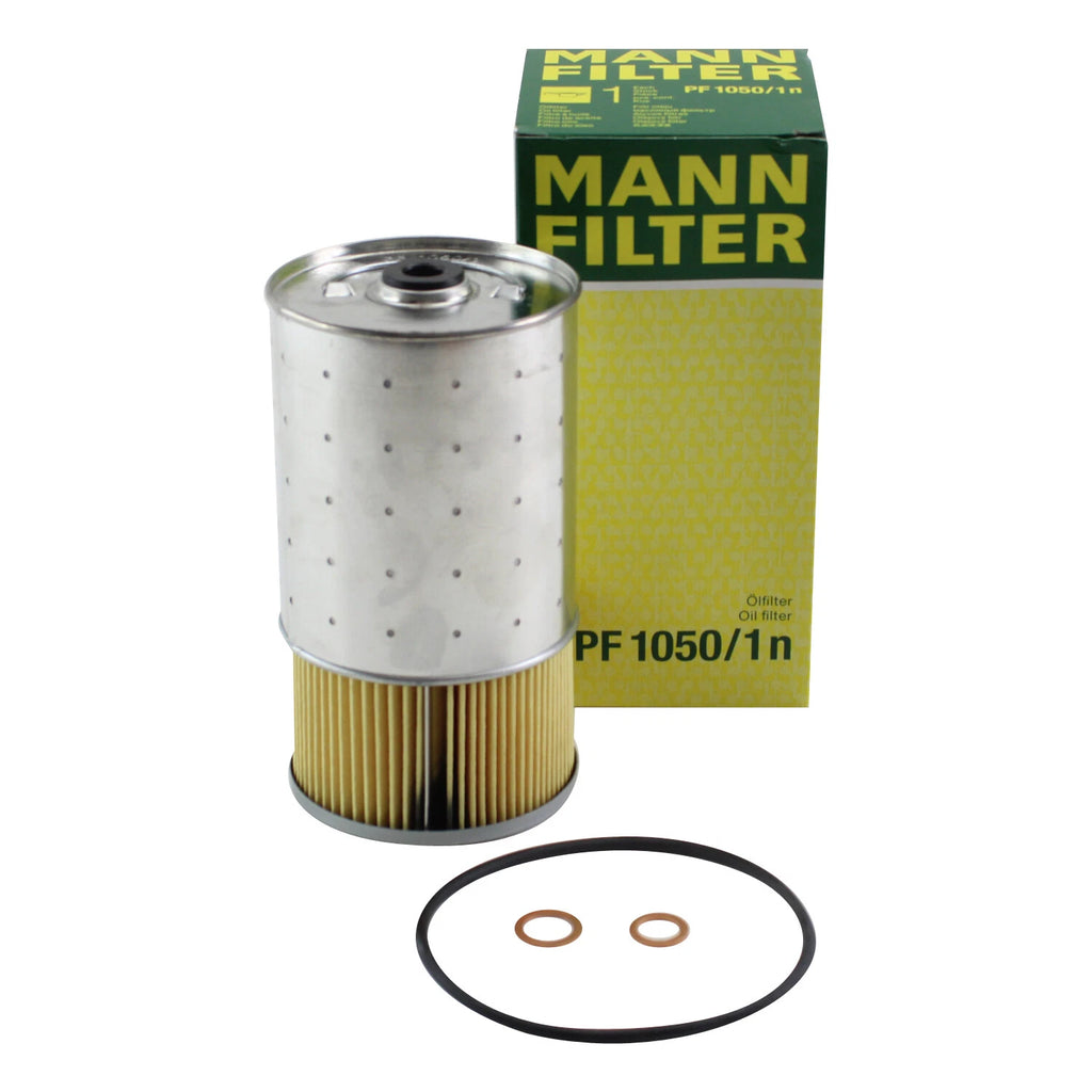 MANN PF 1050/1 Engine Oil Filter for Mercedes W124 W201 (1985–1996)