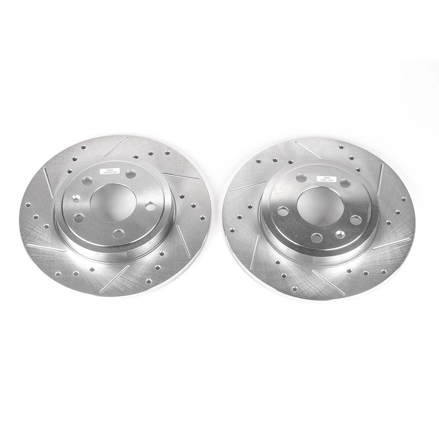 Set of 2 Powerstop Brake Discs for Audi A4 Quattro