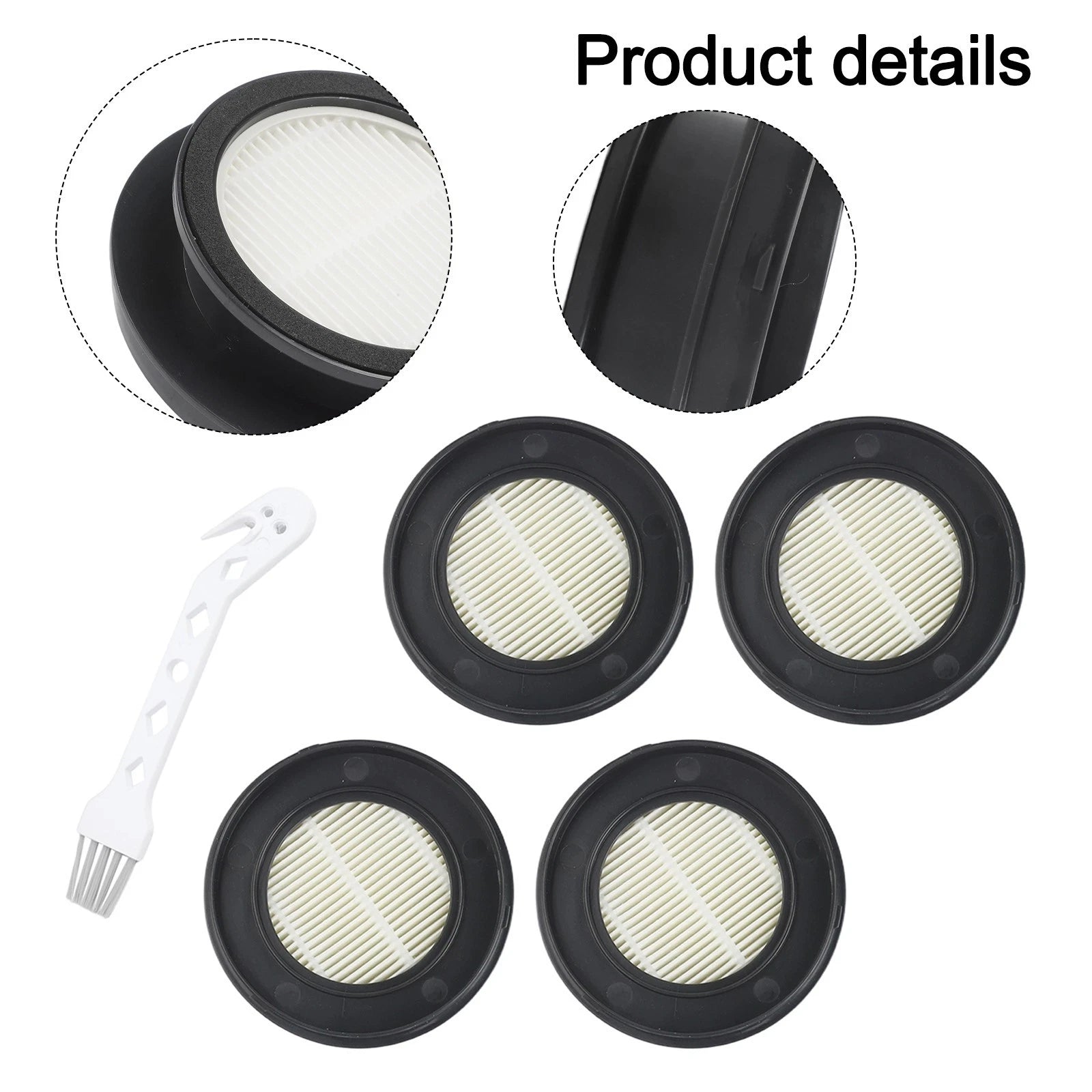 HEPA Vacuum Filter for ABS Frame (Captures 0.3 Microns, 99.97% Particles)