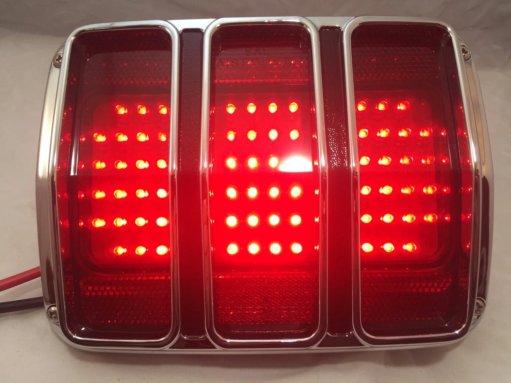 Pair Sequential LED Tail Lights Replacement for 1965-1966 Mustang