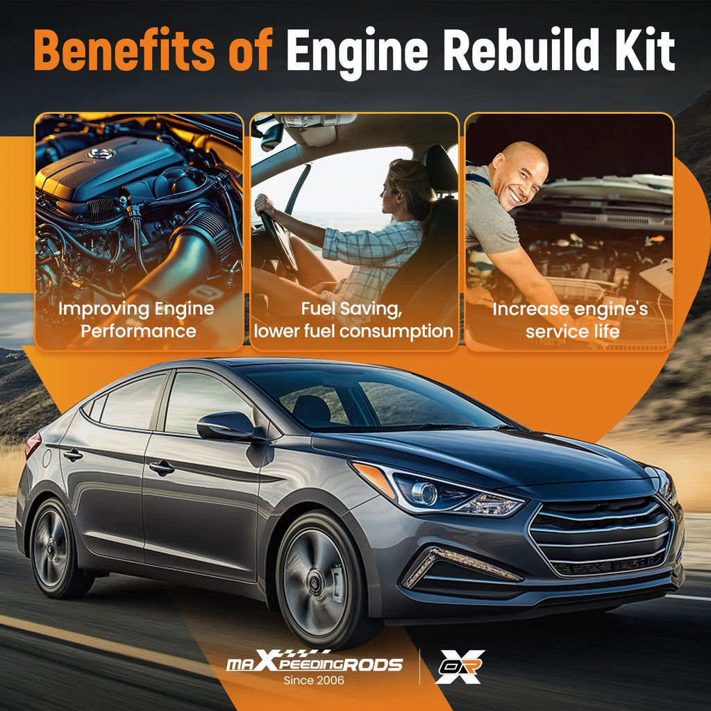 Crankshaft & Rod Bearing Kit for Hyundai Elantra, Kia Forte