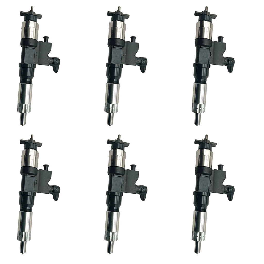 6x Fuel Injector for Isuzu HXR NPR NPR-HD NQR NRR (2006–2010)