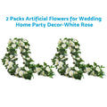 Artificial Rose Vine Flower Plant for Wedding Home Party Garden Craft