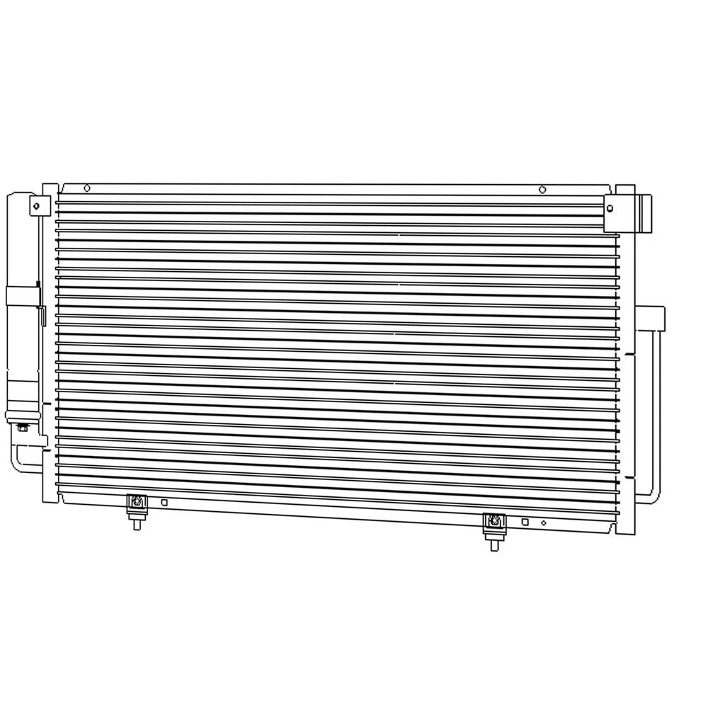 A/C Condenser Replacement w/Receiver Drier for 2002–2003 Subaru Impreza