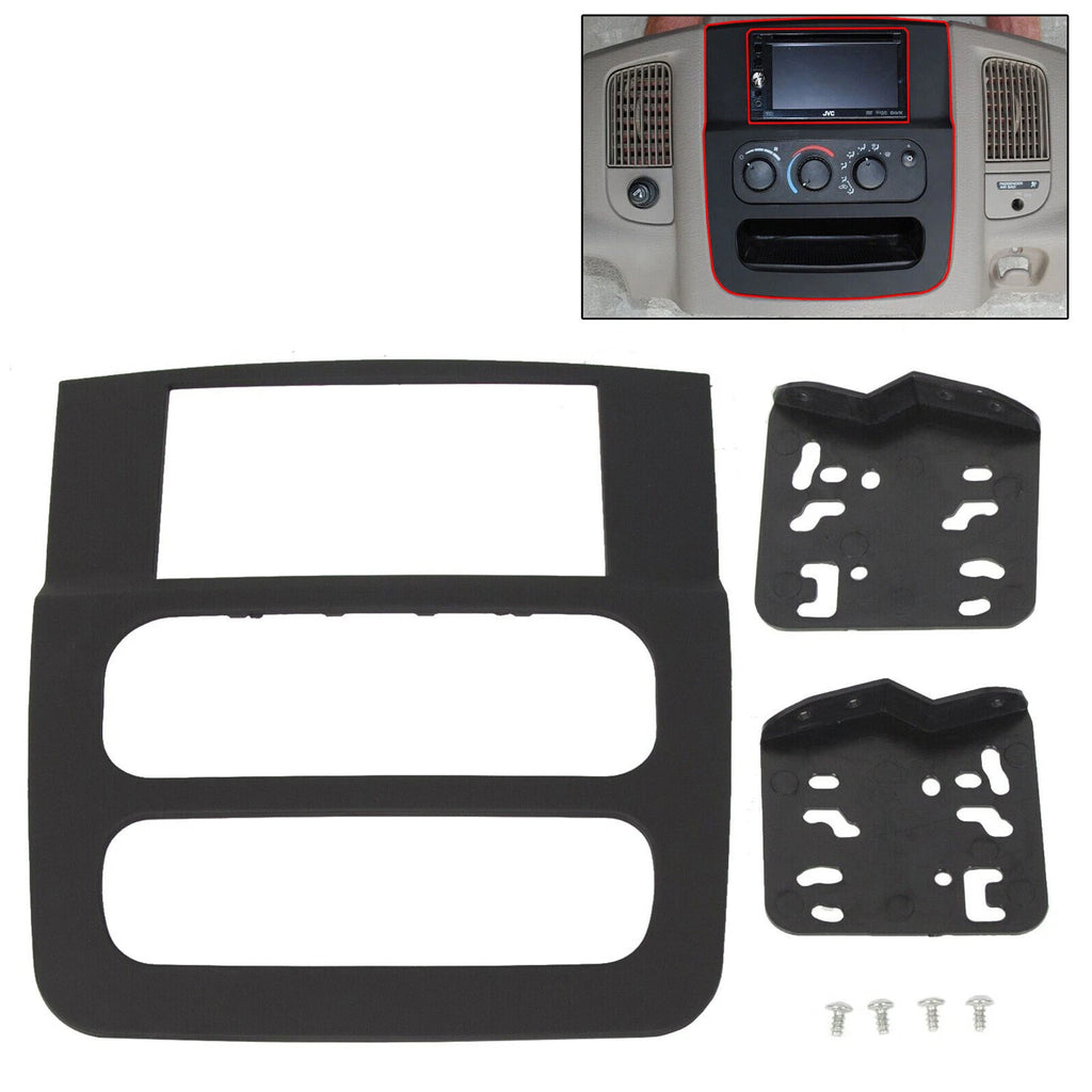Double Din Stereo Dash Kit for Dodge Ram 1500 2500 3500 (2002–2005)