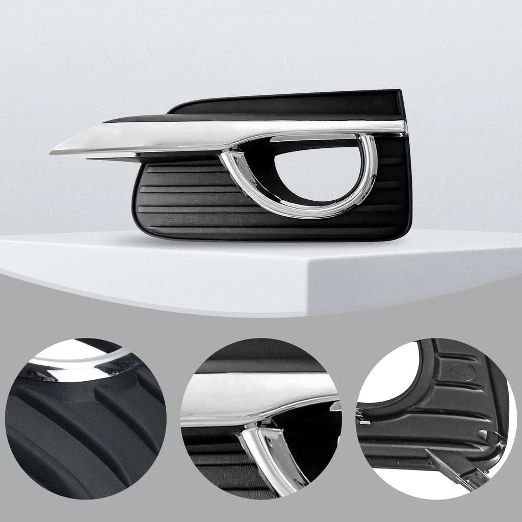 Pair of Bumper Fog Light Cover Grills for Infiniti Q50 (2014–2017)