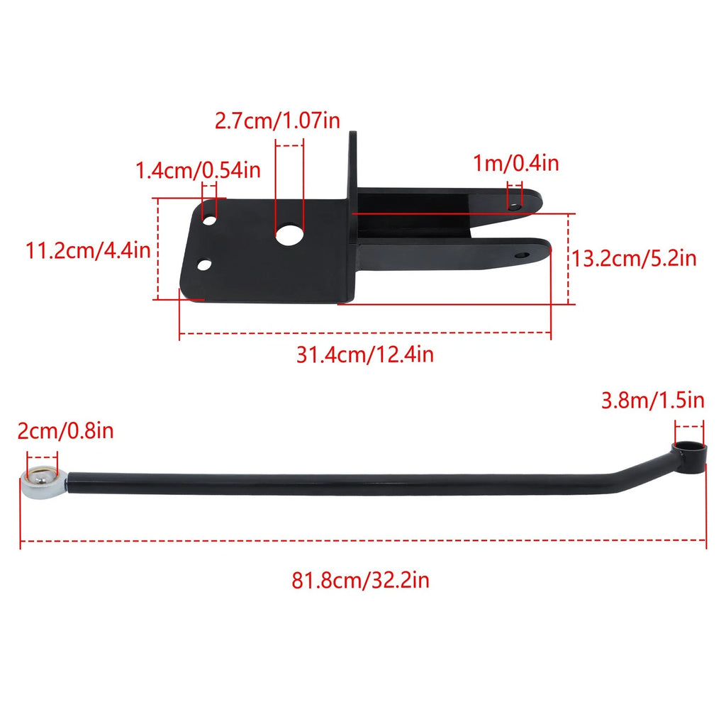 Adjustable Front Track Bar for Jeep Cherokee XJ (1984–2001) 4-6.5 Inch Lift