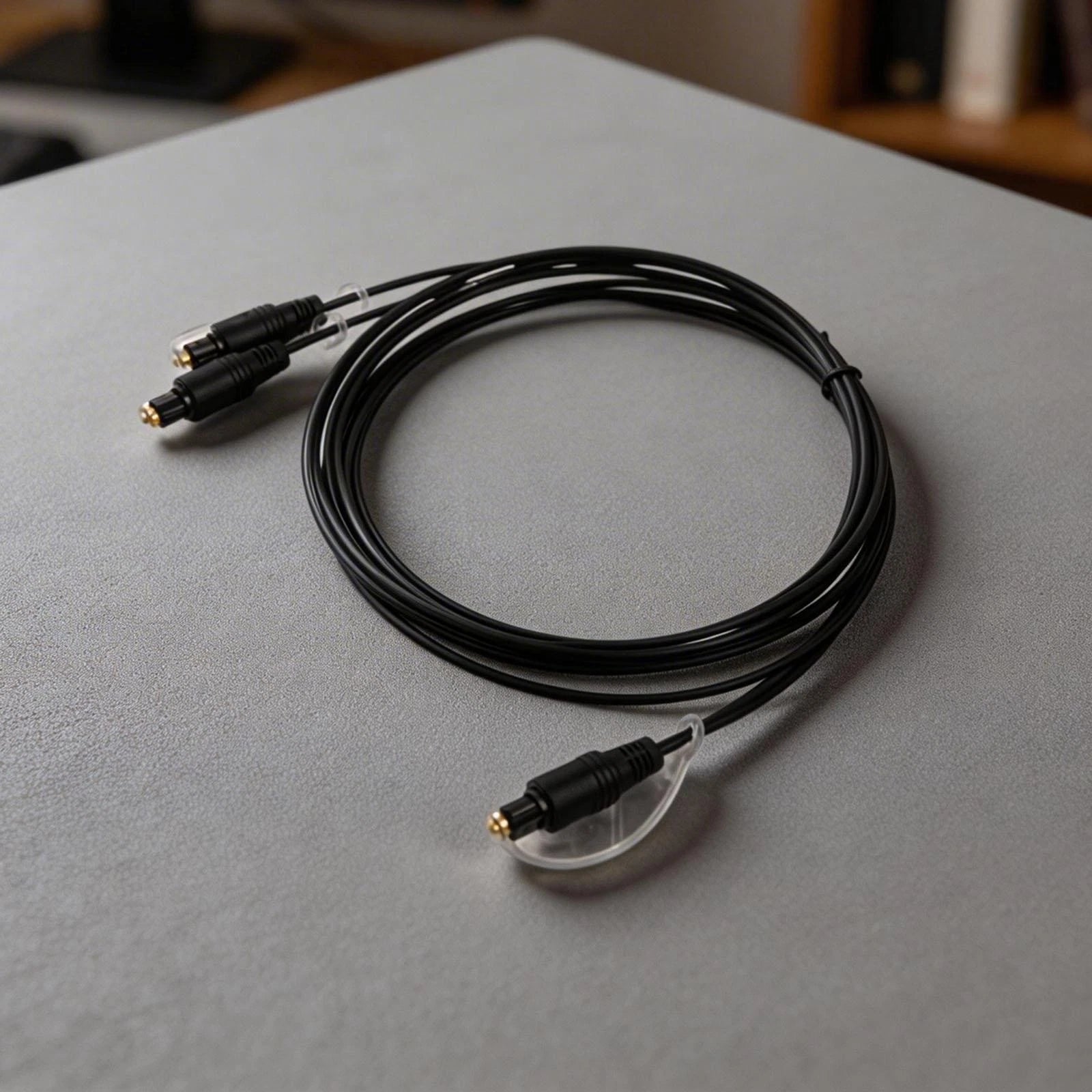 Digital Optical Audio Splitter for Soundbars (1 Male Input 2 Male Outputs)