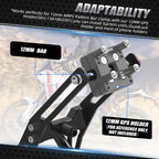 Alu Adjustable 12MM GPS Mount Holder Bracket for Ducati DesertX (2022–2024)