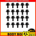Set of 20 Car Body Bolts for Make Model