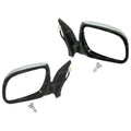LH+RH Chrome Electric Power Mirrors 2 x for Toyota Hilux (2005–2011)
