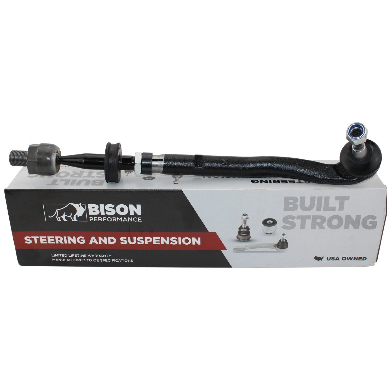 Bison Performance Steering Tie Rod Assembly for BMW E39 525i 528i 530i (1997–2003)