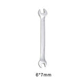 Set of 4 Low Profile Ultra Thin Open End Wrenches for Automotive Use