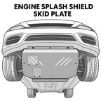 Under Engine Splash Shield Guard Skid Plate for Honda Civic (2016–2021)