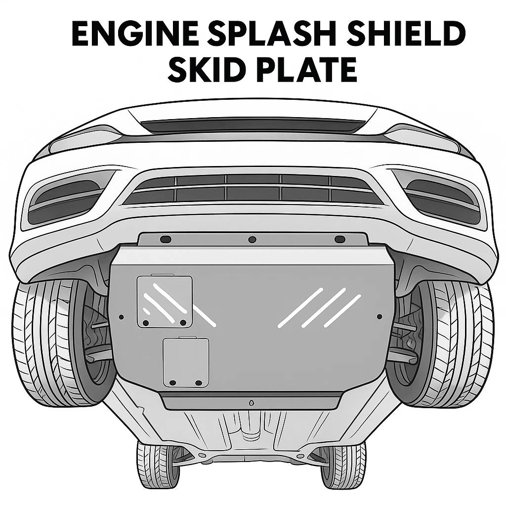 Under Engine Splash Shield Guard Skid Plate for Honda Civic (2016–2021)
