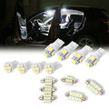 14PCS White LED Interior Lights for T10 31mm Map Dome & License Plate