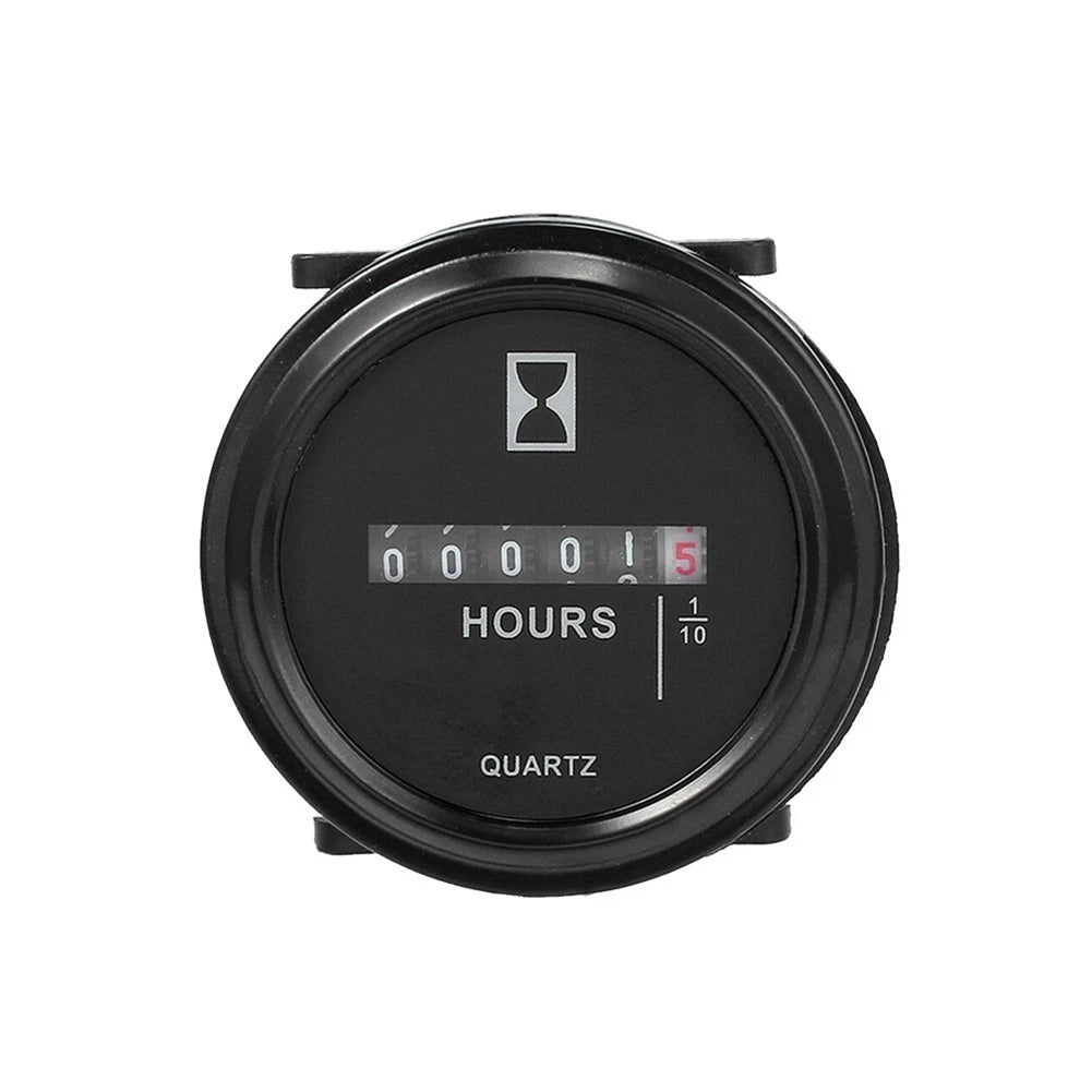Quartz Hour Meter Digital Counter 680V for Marine Boat Trucks Cars (AC/DC)
