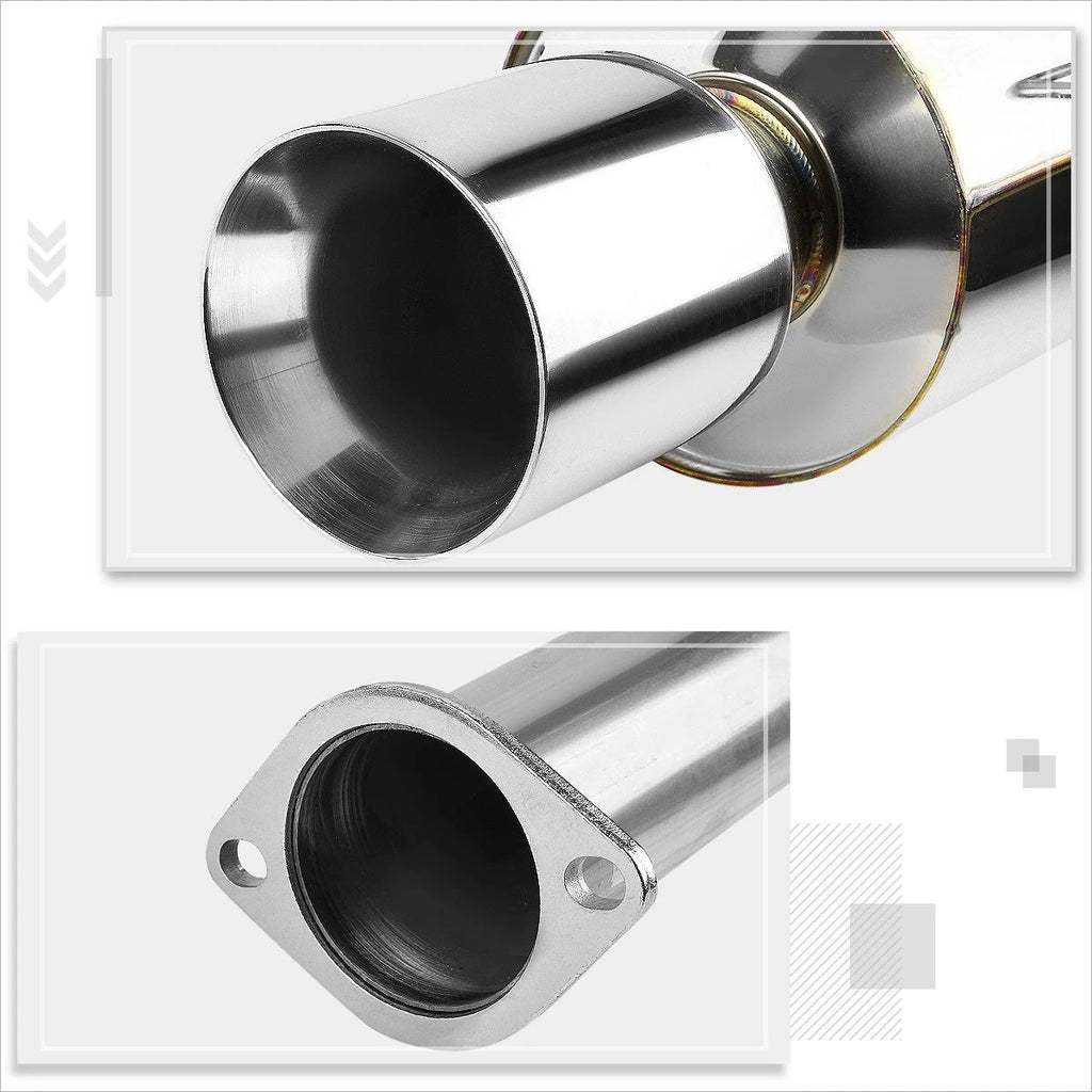 4.5" Rolled Tip Muffler for Jeep Liberty (2002–2007)