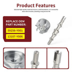 Water Pump Shaft Gear + Impeller for Kawasaki Brute Force 300 (2012–2024)