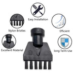 Set of 4 Brass Steam Cleaner Brushes for Karcher SC Series
