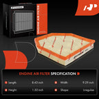 2X Engine Air Filter for BMW M2 M3 M4 M5 M6 Gran Coupe (2015-2021)