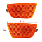 Front Bumper Side Marker Light Assembly LH RH Pair for Chevy Cruze (2011–2016)