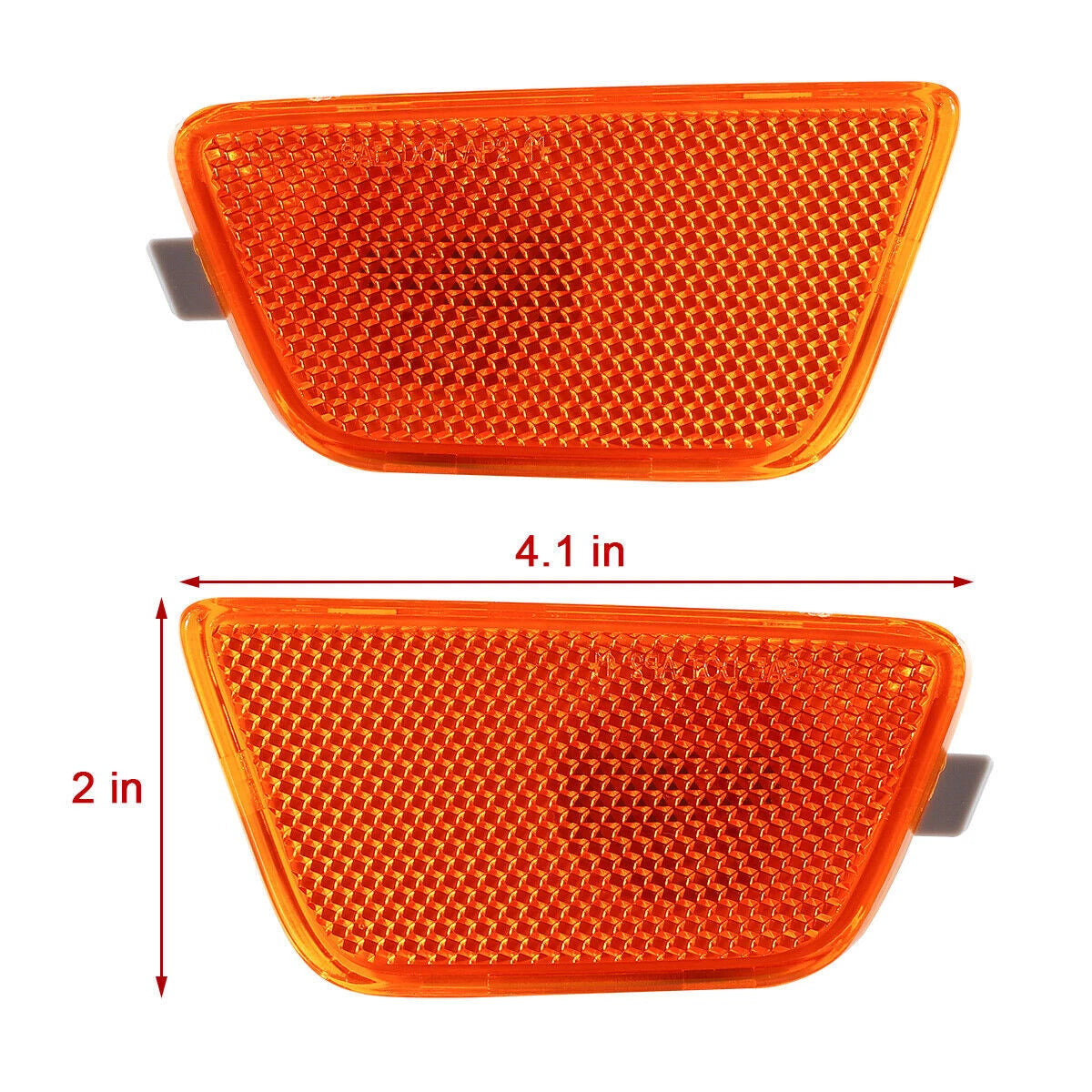 Front Bumper Side Marker Light Assembly LH RH Pair for Chevy Cruze (2011–2016)