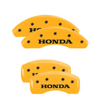 Set of 4 Yellow Caliper Covers for 2002–2003 Honda Civic Si