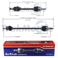 2X Front CV Axle Shafts for Mitsubishi Galant FWD 2.4L L4