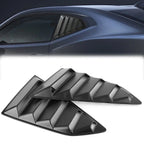Rear Side Window Louver Vents Cover Trim for 2016-2018 Chevy Camaro