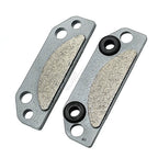 Pair Parking Brake Pads for John Deere Gator XUV 620i 850D (AM137438 AM137112)