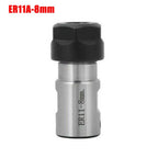 Long Shank Motor Shaft Collet Chuck ER11 ER16 ER20 (Extended 516mm Rod)