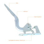 LH Driver Side Steel Engine Hood Hinge for Toyota Yaris Hatchback (2006–2008)