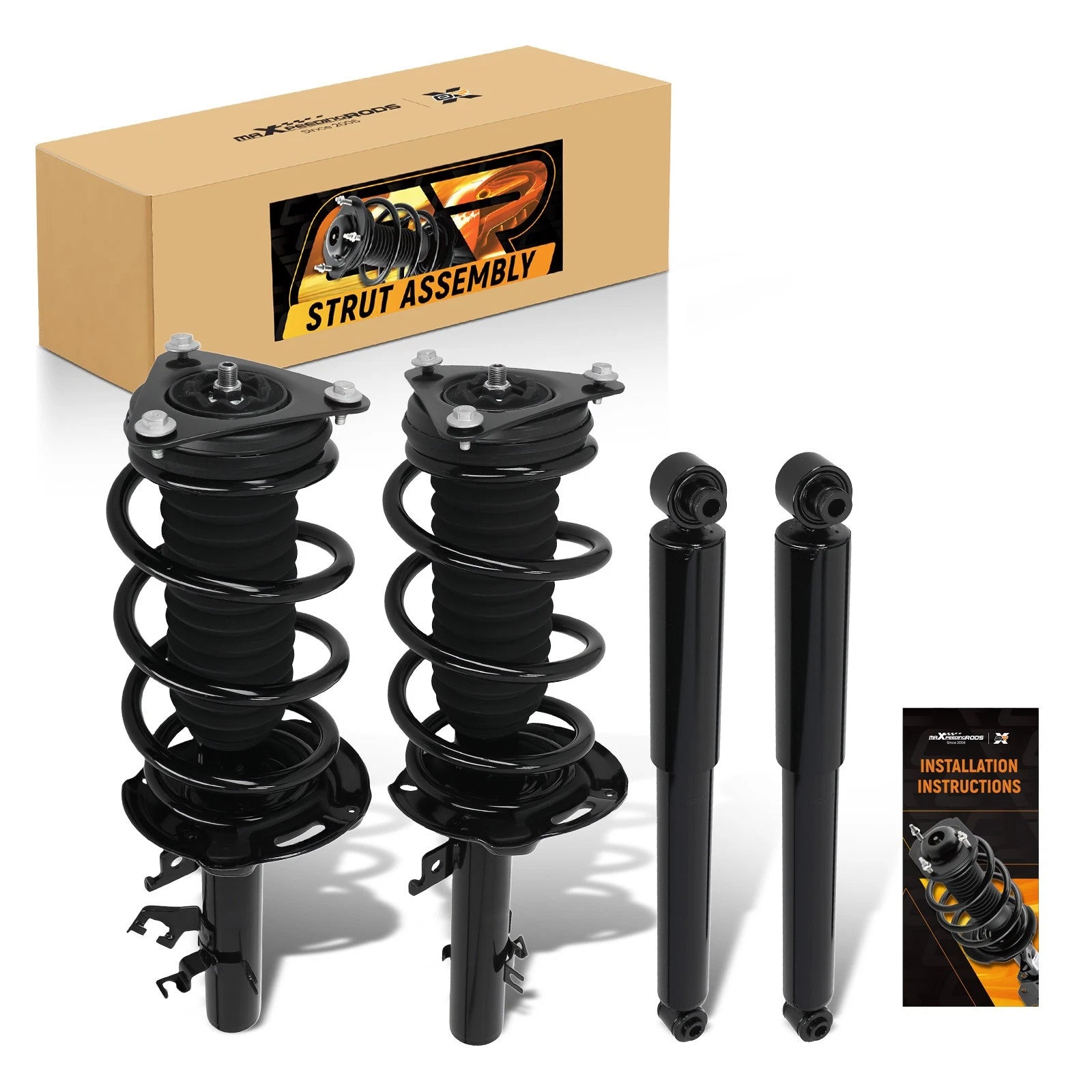 Complete Shocks Struts Coil Spring for Nissan Rogue Sport (2017–2020)