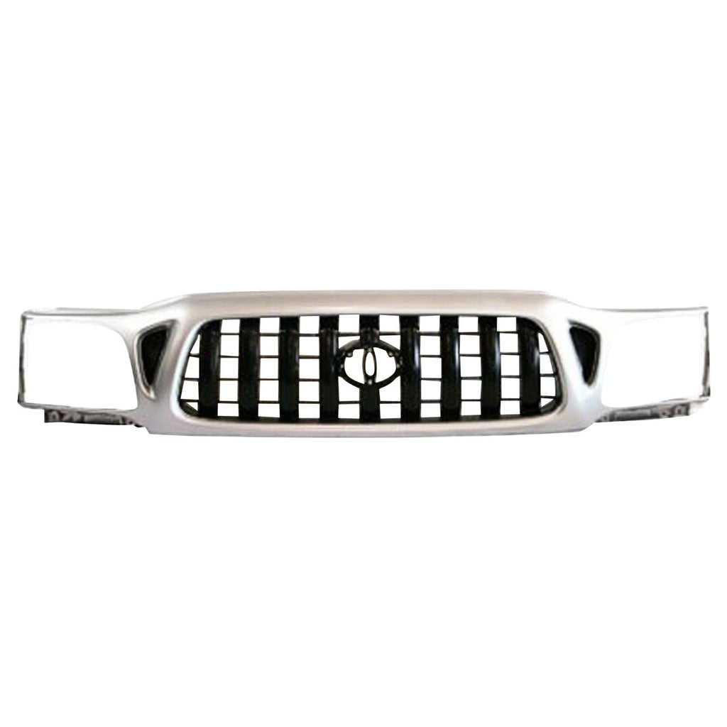 Replacement Gray/Silver Plastic Front Grille (See compatibility Chart)