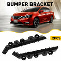 Set of 2 Front Bumper Brackets Retainers for Nissan Sentra (2016–2019)